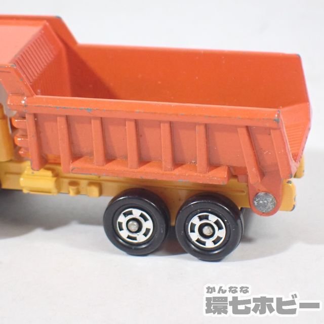 1KJ40◆黒箱 当時物 トミカ 73 1/111 いすゞ オフロードダンプ ミニカー 日本製/ISUZU トラック 建設車両 OFF ROAD DUMP 送:-/60_画像5