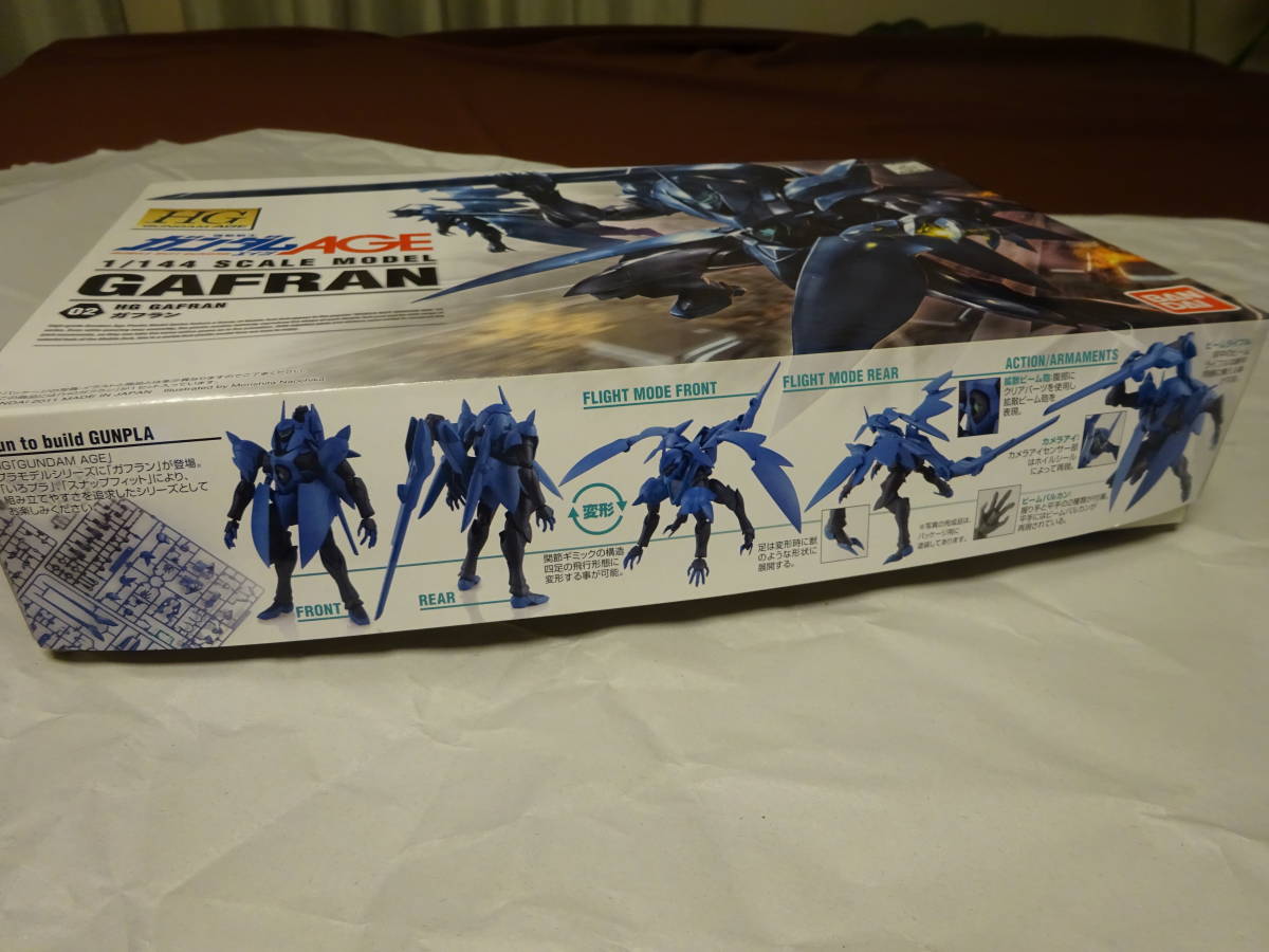 HG 1/144スケール ガフラン GAFRAN「機動戦士ガンダム AGE（エイジ）」 新品・未組み立て バンダイの画像2