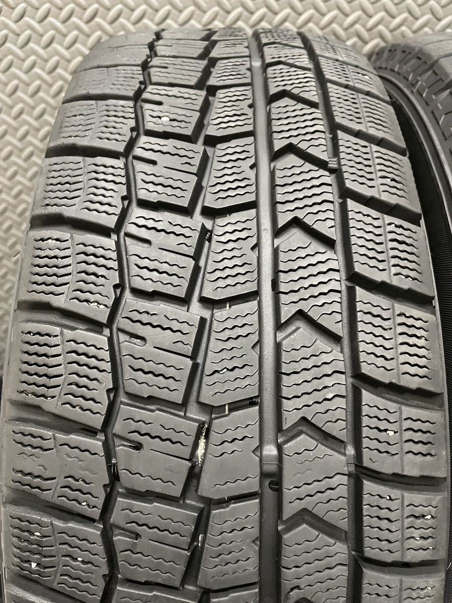 195/65R15 DUNLOP/WINTER MAXX WM02 18年製 BALMINUM 15インチ 6J＋45 100 5H スタッドレス 4本 ダンロップ プリウス ウィッシュ (5-B953)_画像9