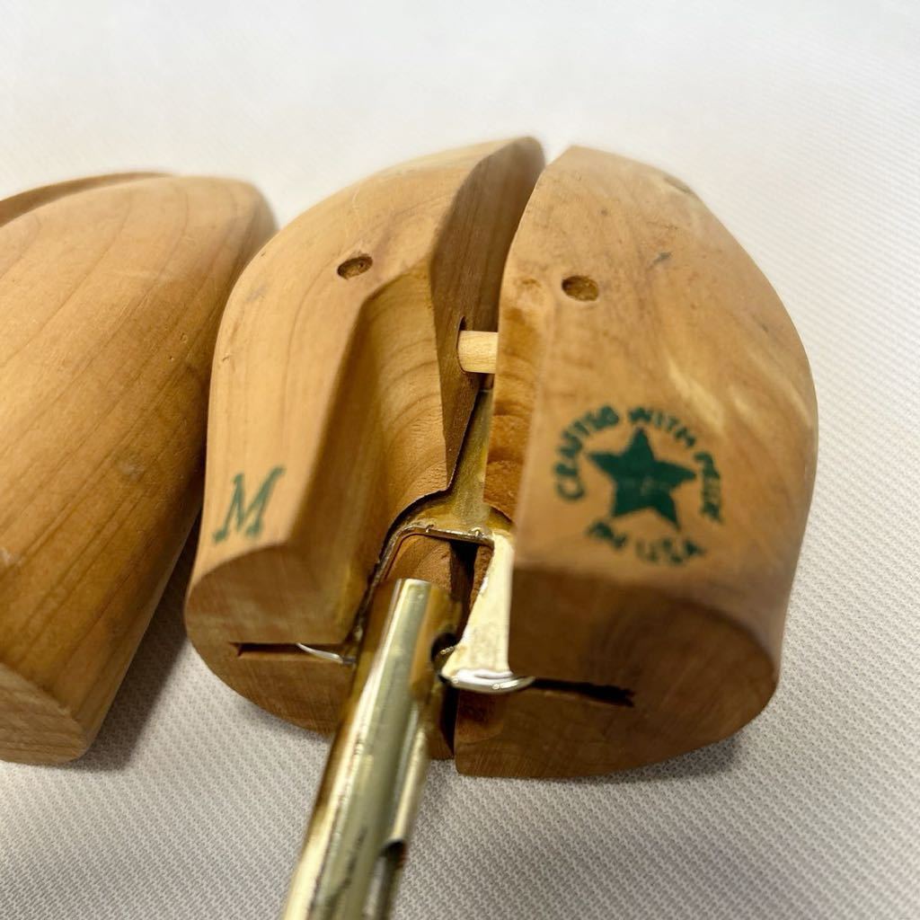 Woodlore シューキーパー 木製 USA シューツリー 大切なお靴の保管に sizeM 中古品_画像5