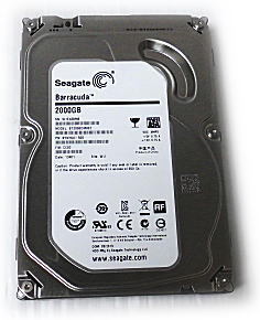 ■Q65 Seagate SATA 3.5インチ ハードディスク 2TB ST2000DM001 電源回数324回/9601時間/7200rpm USED■_画像2