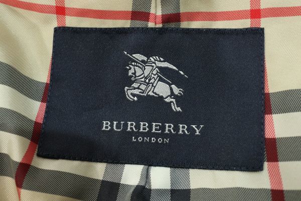 【Used】BURBERRY LONDON バーバリーロンドン ノバチェック柄ライナー ポリ×ナイロン シングルロングコート カジュアル LL ■ET23L0137_画像9