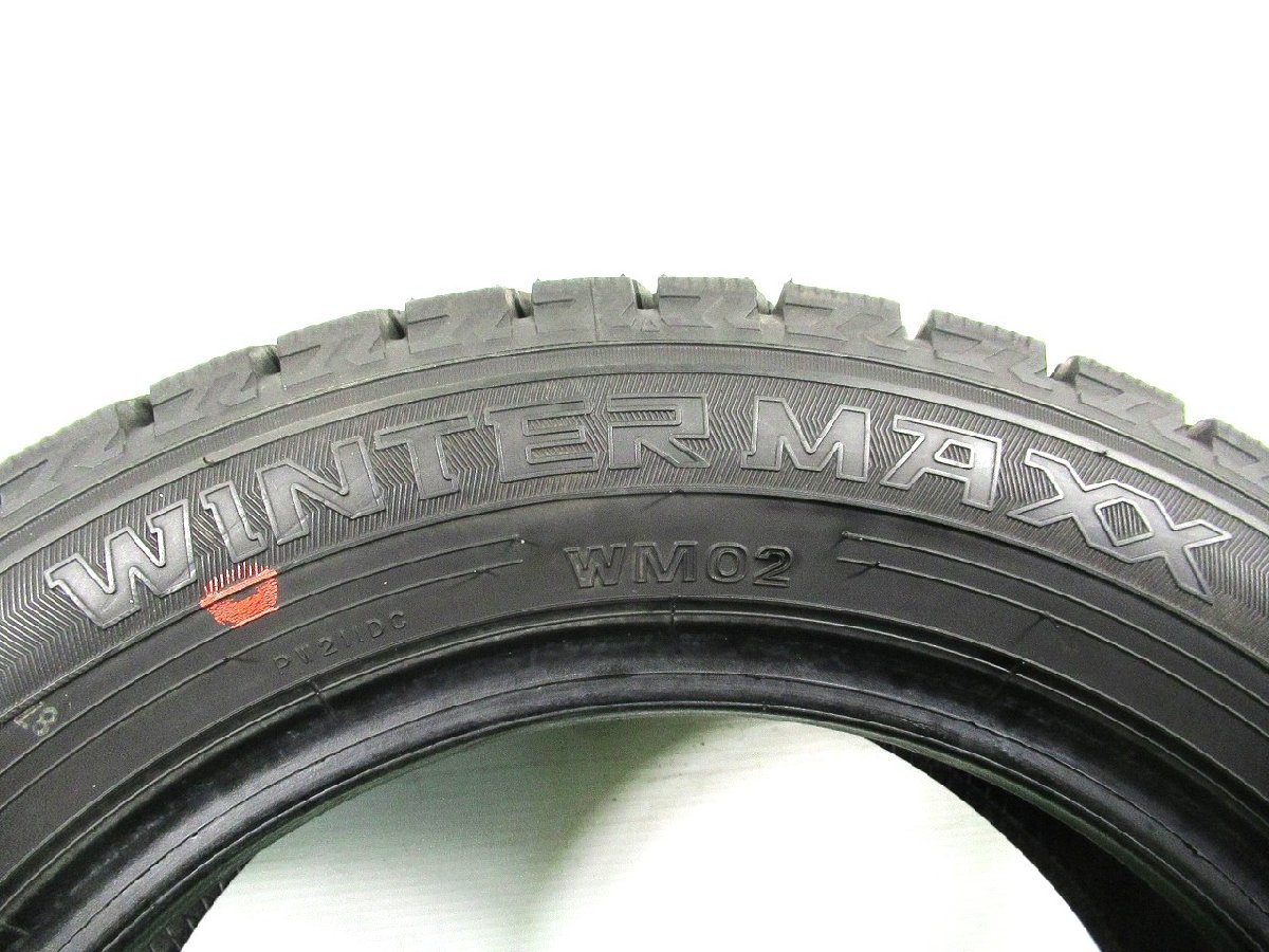 ダンロップ WINTER MAXX WM02 155/65R13 73Q★9分山 2022年製 1本 スタッドレス【宮城発 送料無料】MYG-B11362_画像4