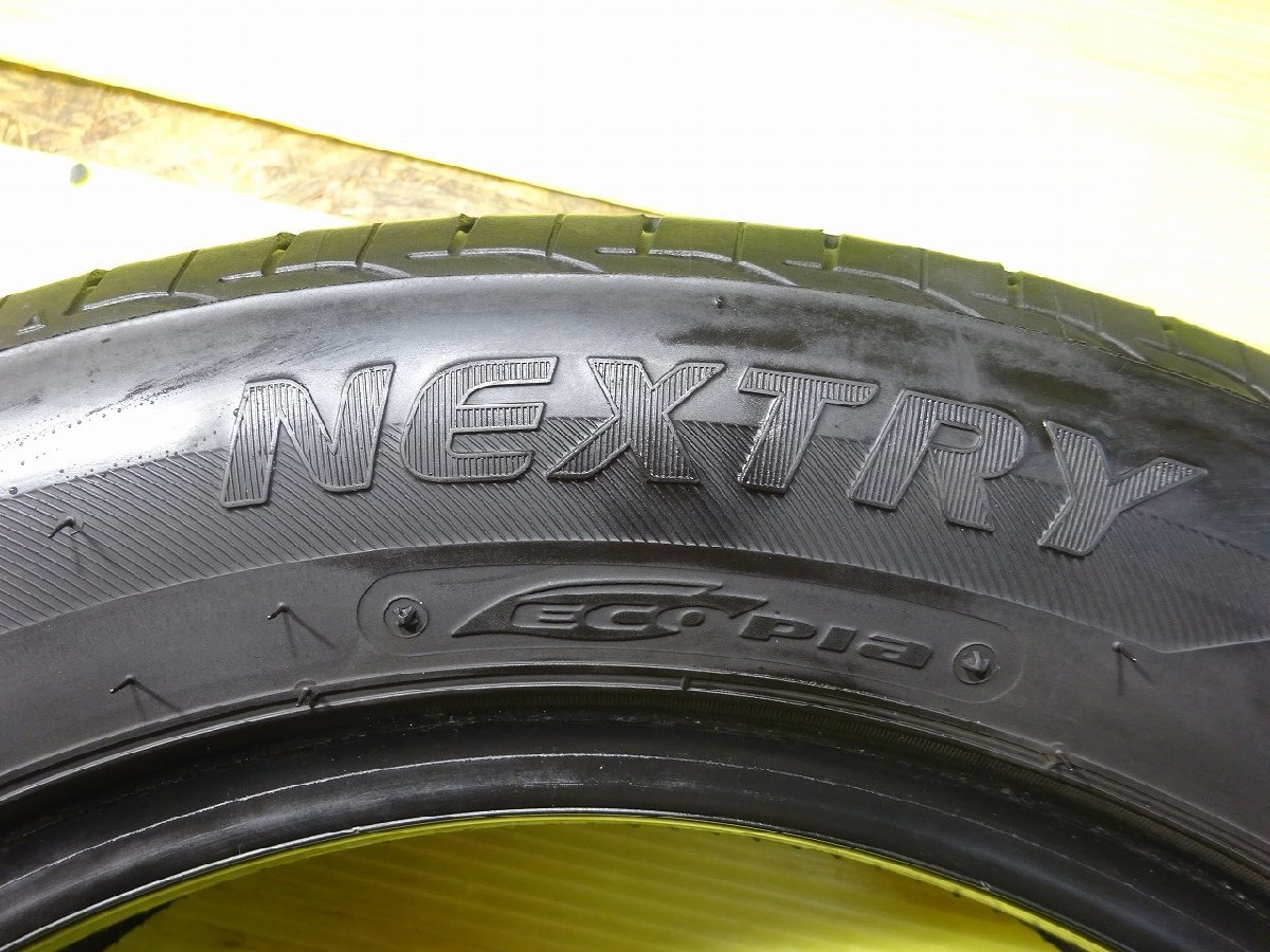 ブリヂストン NEXTRY 155/65R14 75S★7.5-6.5分山 2020-21-22年 4本 ノーマル【送料無料】AOM-K1453 青森_画像8