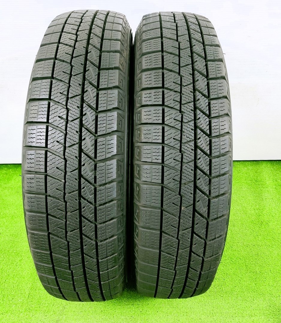 ダンロップ WINTER MAXX WM03 155/80R13 79Q★8分山 2020年製 2本 スタッドレス【宮城発 送料無料】MYG-A11265_画像1