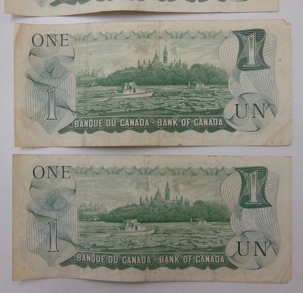 旧カナダ紙幣　CAD　4カナダドル分 計4枚　カナダ　canada 海外旧紙幣 外国旧紙幣　お安くどうぞ_画像6