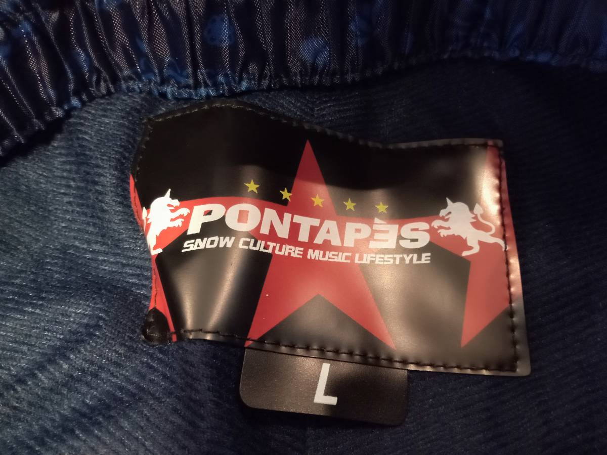 60ほぼ新品【上下セット】D.SPORTS×PONTAPES ディースポーツ×ポンタペス スキー スノボ ウェア Lサイズ メンズ 限定カラー_画像7