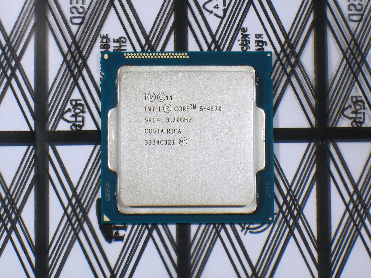 【中古】Intel CPU Core i5 4570 SR14E 3.2GHz CPU本体のみ A_画像1