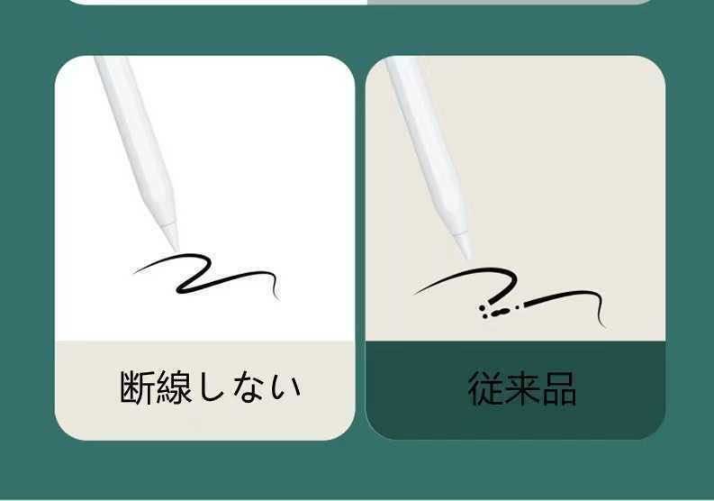 スタイラスペン　iPadペン タッチペン 傾き感知 デジタルペン アップル専用
