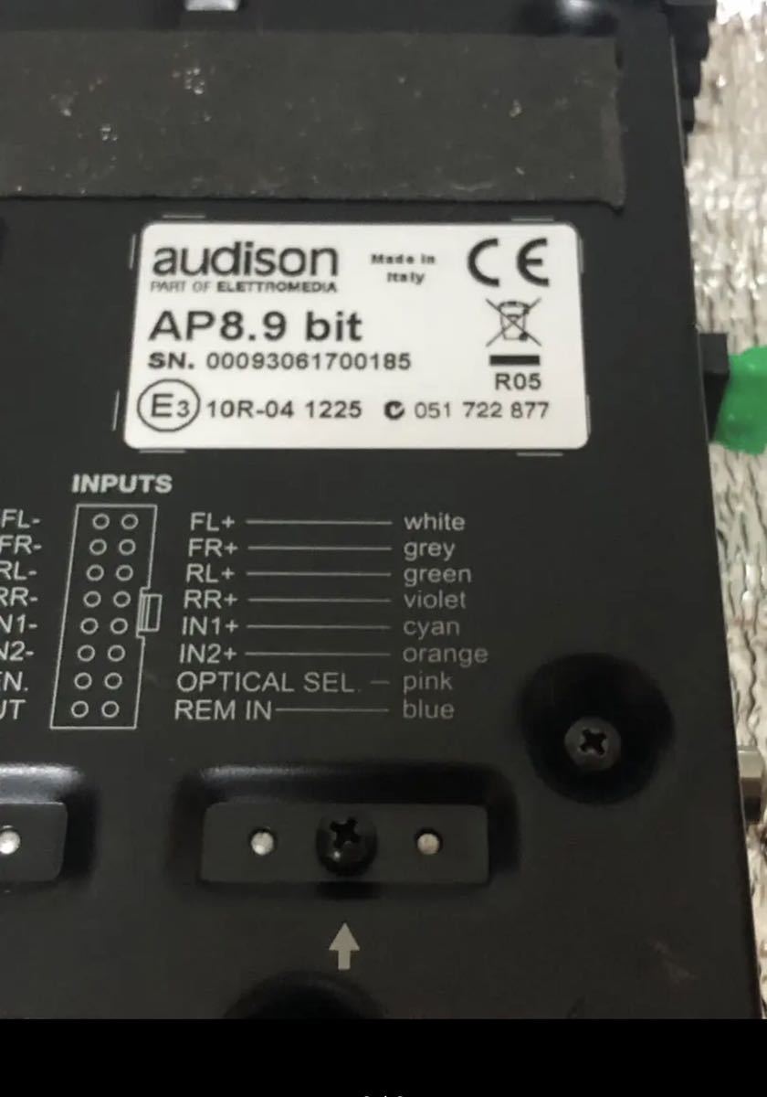 【送料無料】オーディソン Audison Prima AP8.9bit 車載用アンプ_画像4