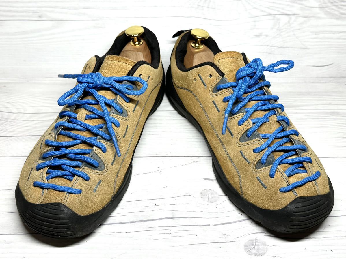 【即決】KEEN メンズ 26.5cm キーン 茶色 ブラウン 青 ジャスパー スニーカー JASPER トレッキングシューズ アウトドア くつ d_画像2