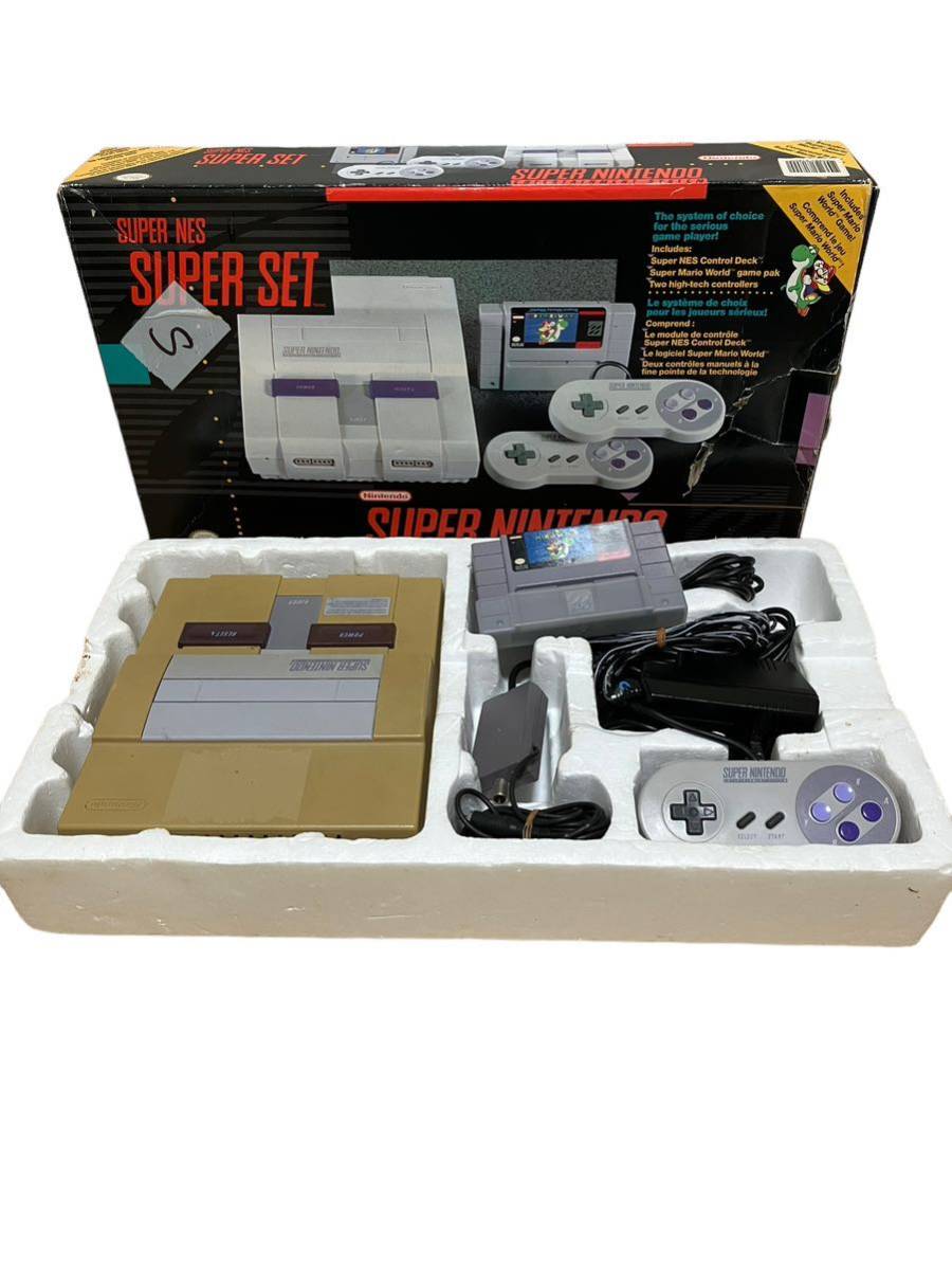 【動作確認済】 Nintendo 任天堂 SUPER NES CONTROL DECK SNS-001 海外版 スーパーファミコン_画像1