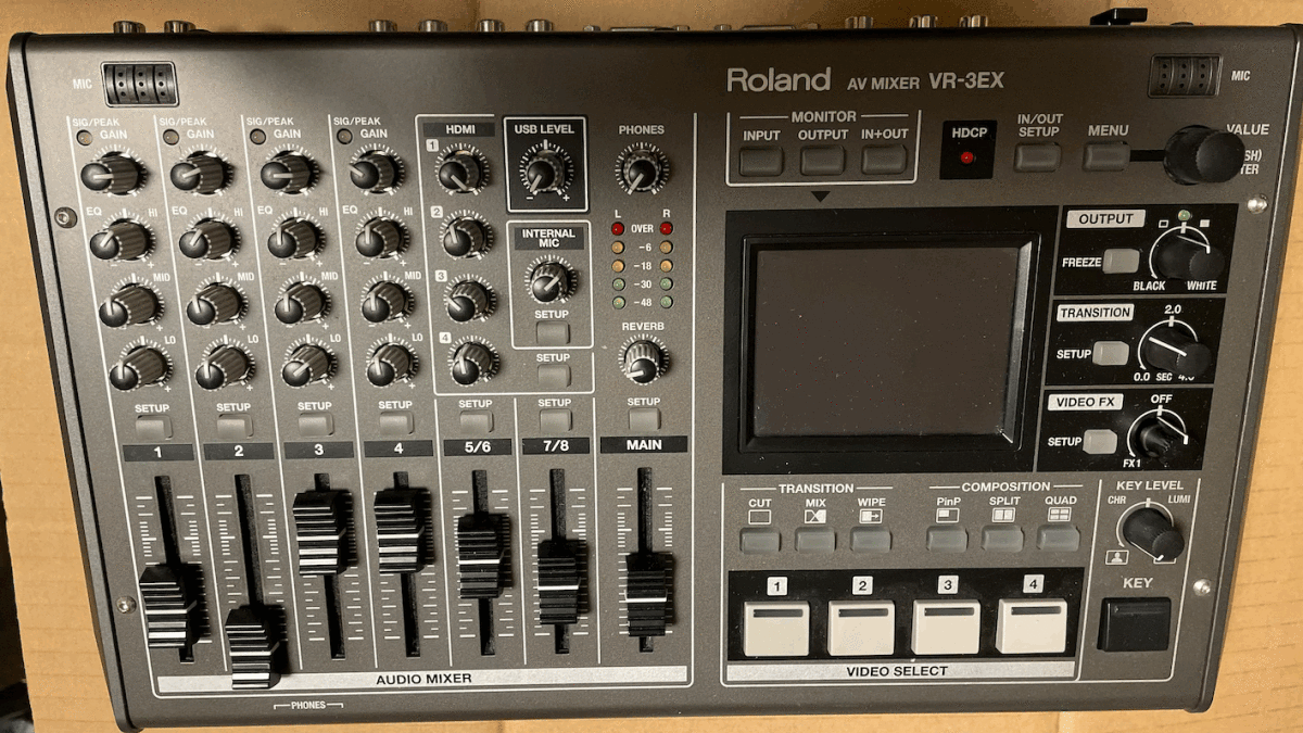 ローランド ROLAND VR-3EX 　AVミキサー　ビデオ・スイッチャー_画像1