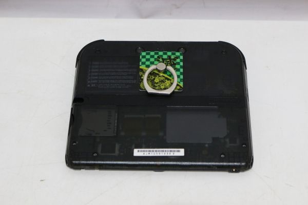 C248H 034 Nintendo ニンテンドー2DS クリアブラック 本体のみ 現上品 ジャンク_画像3