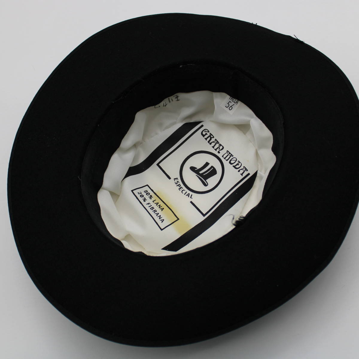 『送料無料』【フラメンコ用衣装 スペイン製】GRAN MODA 56サイズ コルドベス ブラック ESPECIAL ハット 帽子 黒 装飾用小物_画像5