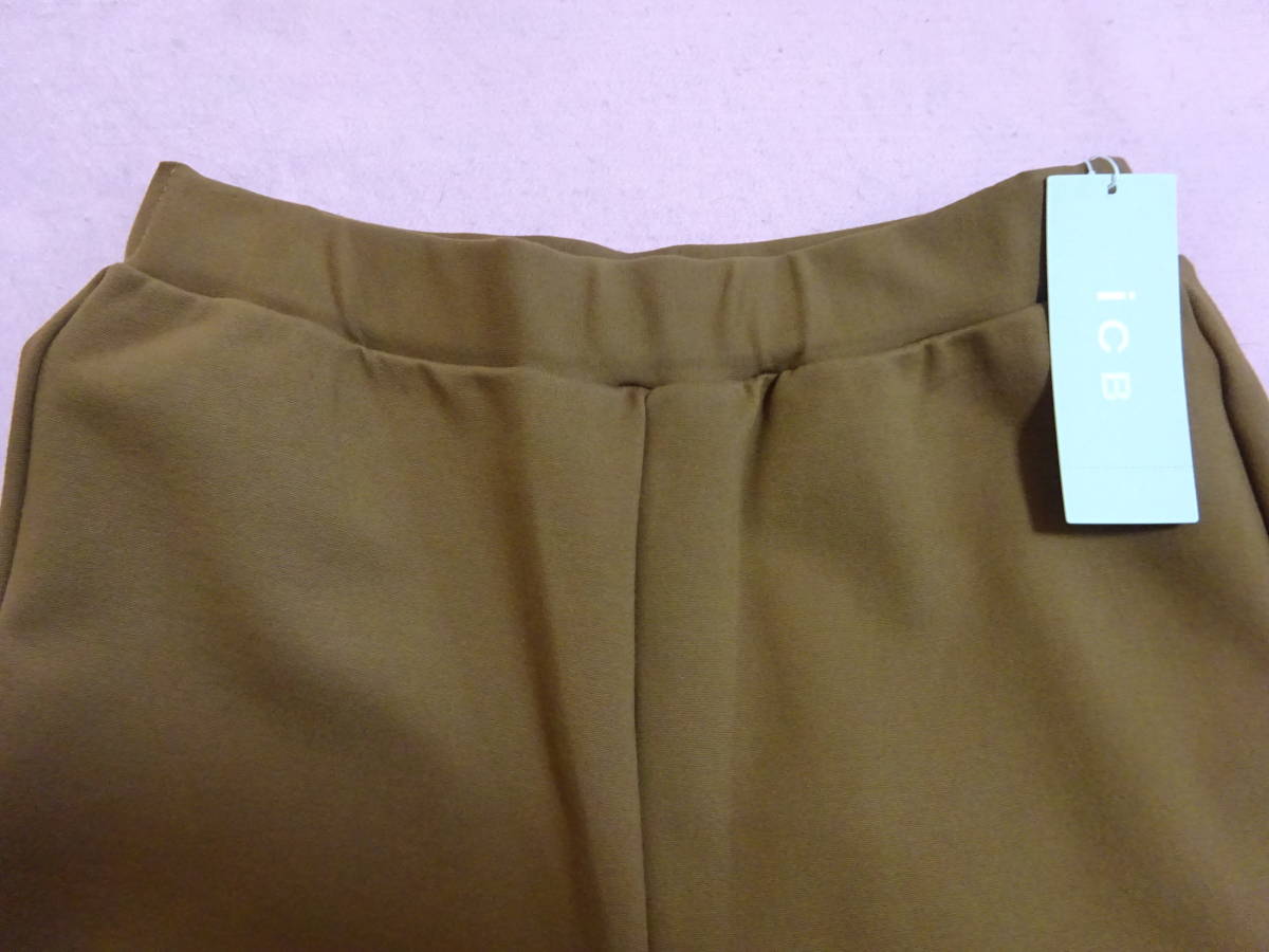 ICB* new goods [...!] slit entering leggings pants brown group / Onward . mountain *size S( Japan size М)