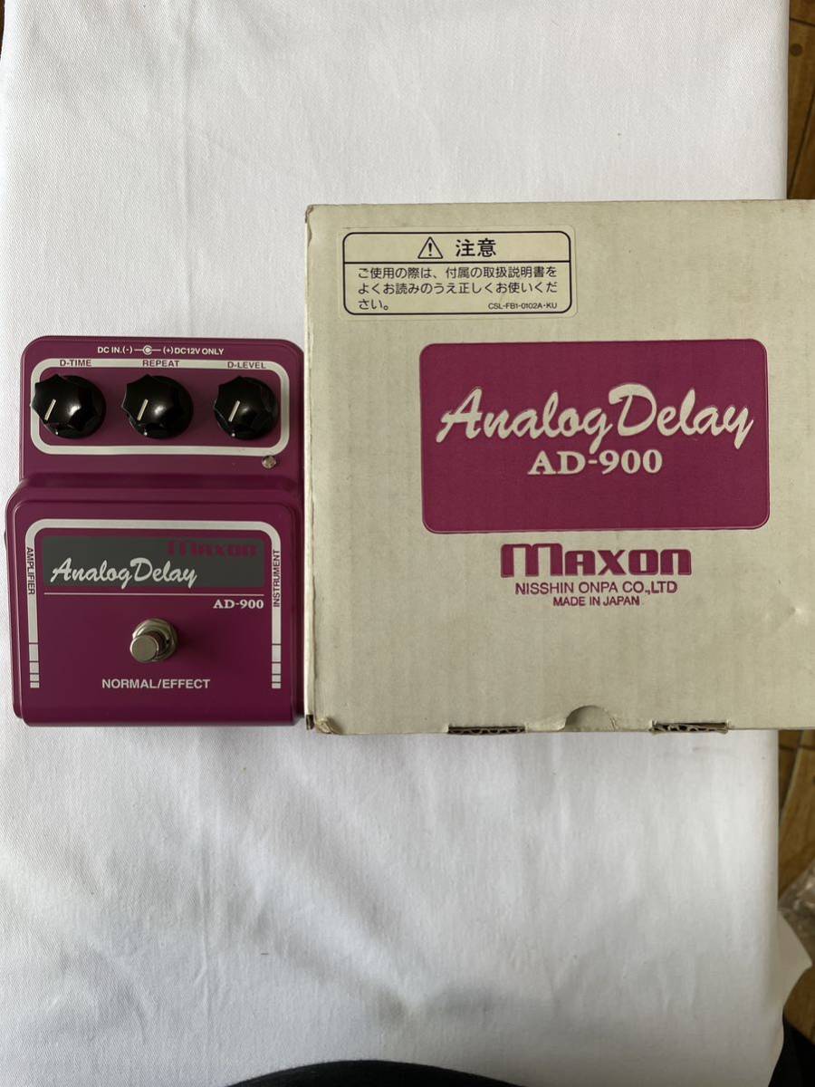 MAXON AD900 analog delay マクソン アナログディレイ_画像1