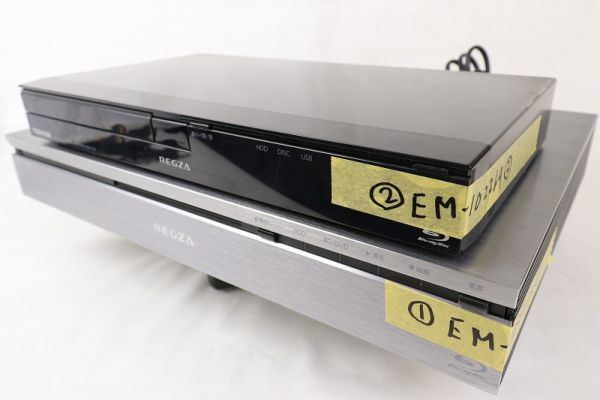 EM-102269〔ジャンク/通電OK〕 ブルーレイレコーダー 2台セット [DBR-M180] [DBR-C100] 東芝 TOSHIBA 中古_画像1