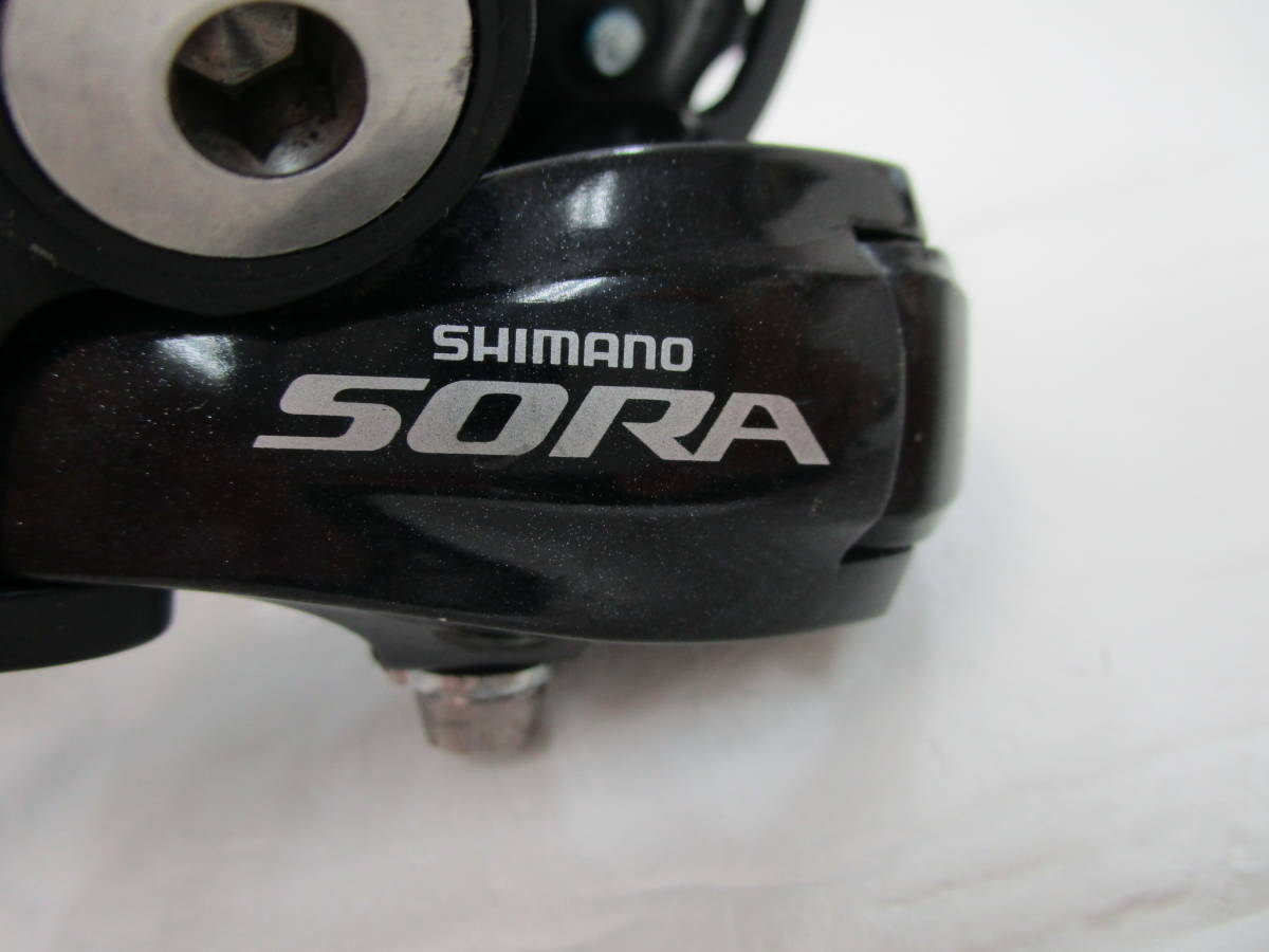 W.24A20　CI　SHIMANO　シマノ　SORA　9速用　フロントディレイラー FD-3500 + リアディレイラー RD-3500　USED　☆_画像3