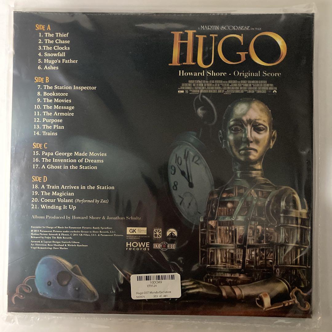 入手困難　限定生産　Hugo　ヒューゴの不思議な発明　サウンドトラック_画像6