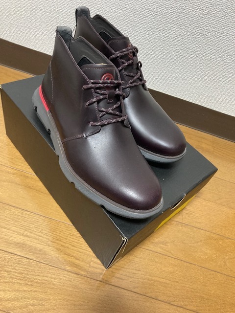 新品 箱付 COLE HAAN コールハーン 4 ZEROGRAND CHUKKA WP 26cm CHピノ ゼログランド チャッカウォータープルーフ 8.5 茶_画像5