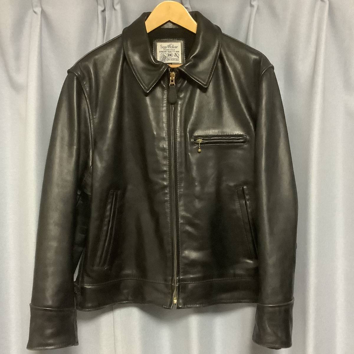 Yahoo!オークション - 【珍品】Sam Walker レザージャケット Yahoo!オークション - 【珍品】Sam Walker レザージャケット