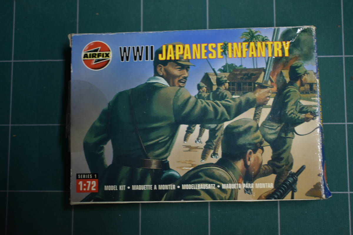 Qn812 Airfix 01718 1:72 WWII Japanese Infantry 日本軍 歩兵 60サイズ_画像1