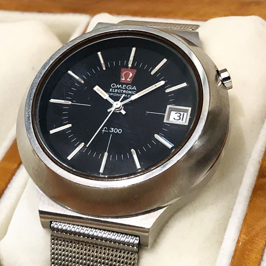 【訳あり/不動】 OMEGA SEAMASTER ERECTRONIC CHRONOMETER オメガ シーマスターエレクトロニック 音叉時計 ビンテージウォッチ 中古腕時計 の画像1