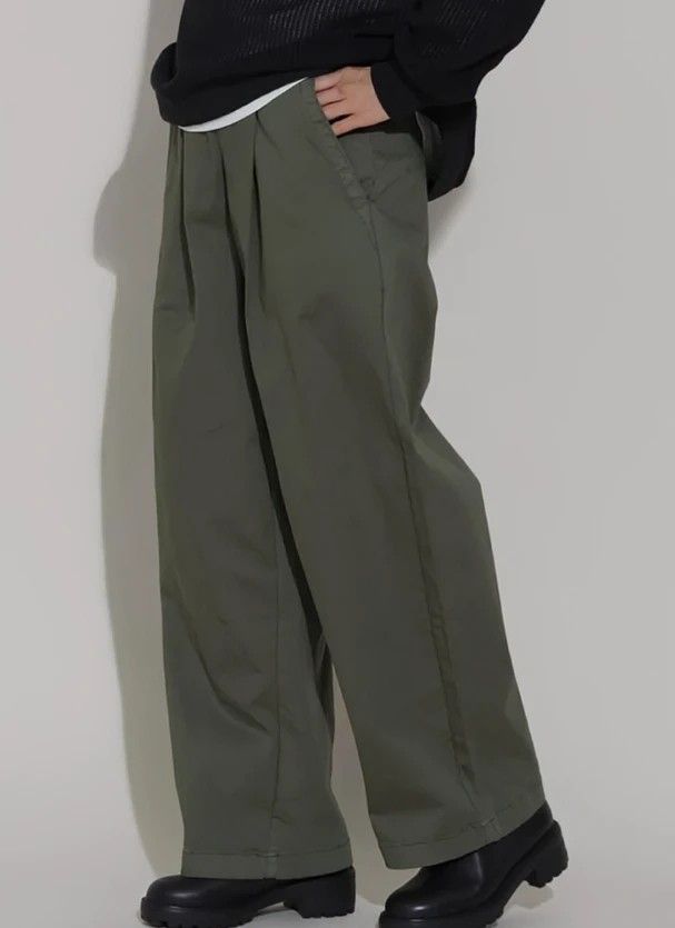 ヤマダヤ/LASUD/ラシュッド ストレッチワイドパンツ 新品未使用 ヤマダヤ/LASUD/ラシュッド ストレッチワイドパンツ 新品未使用