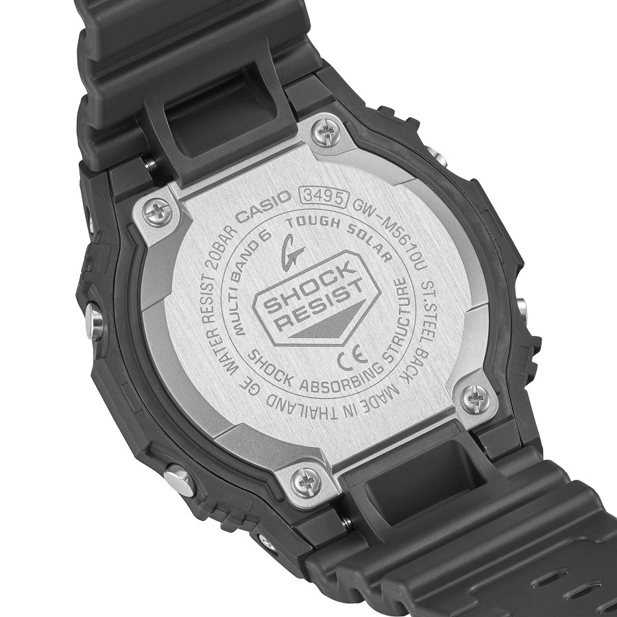 CASIO カシオ G-SHOCK Gショック タフソーラー 世界6局電波受信 GW-M5610U-1 LEDライト ブラック 腕時計 メンズ★新品_画像6