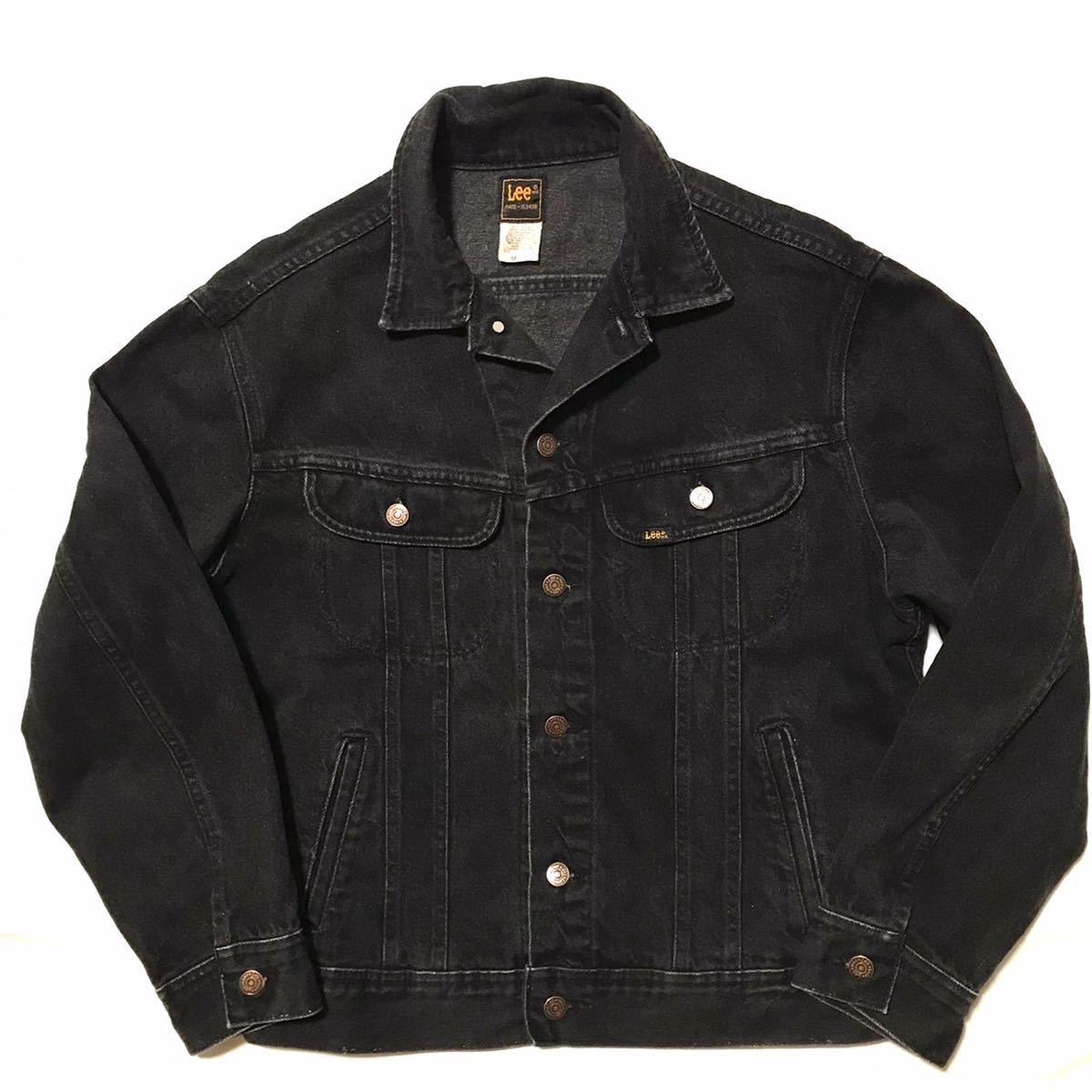 漢の1着は USA製 90sブラックデニム 後染め Lee リー Gジャン 漢の1着は USA製 90sブラックデニム 後染め Lee リー Gジャン