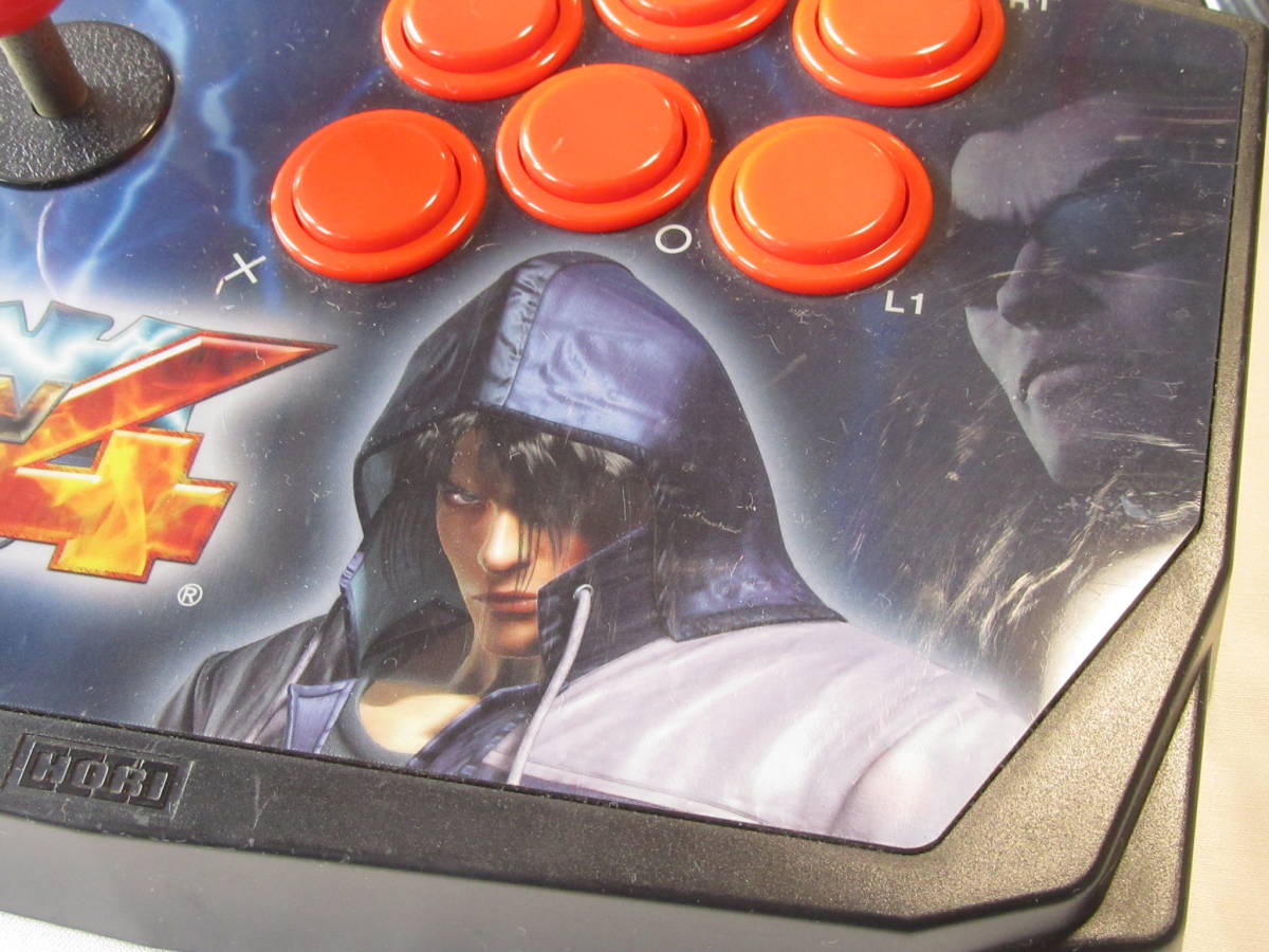 【即決価格】HORI プレイステーション「鉄拳4 アーケード スティックコントローラー（日本製）」動作未確認 ジャンク扱い_画像4