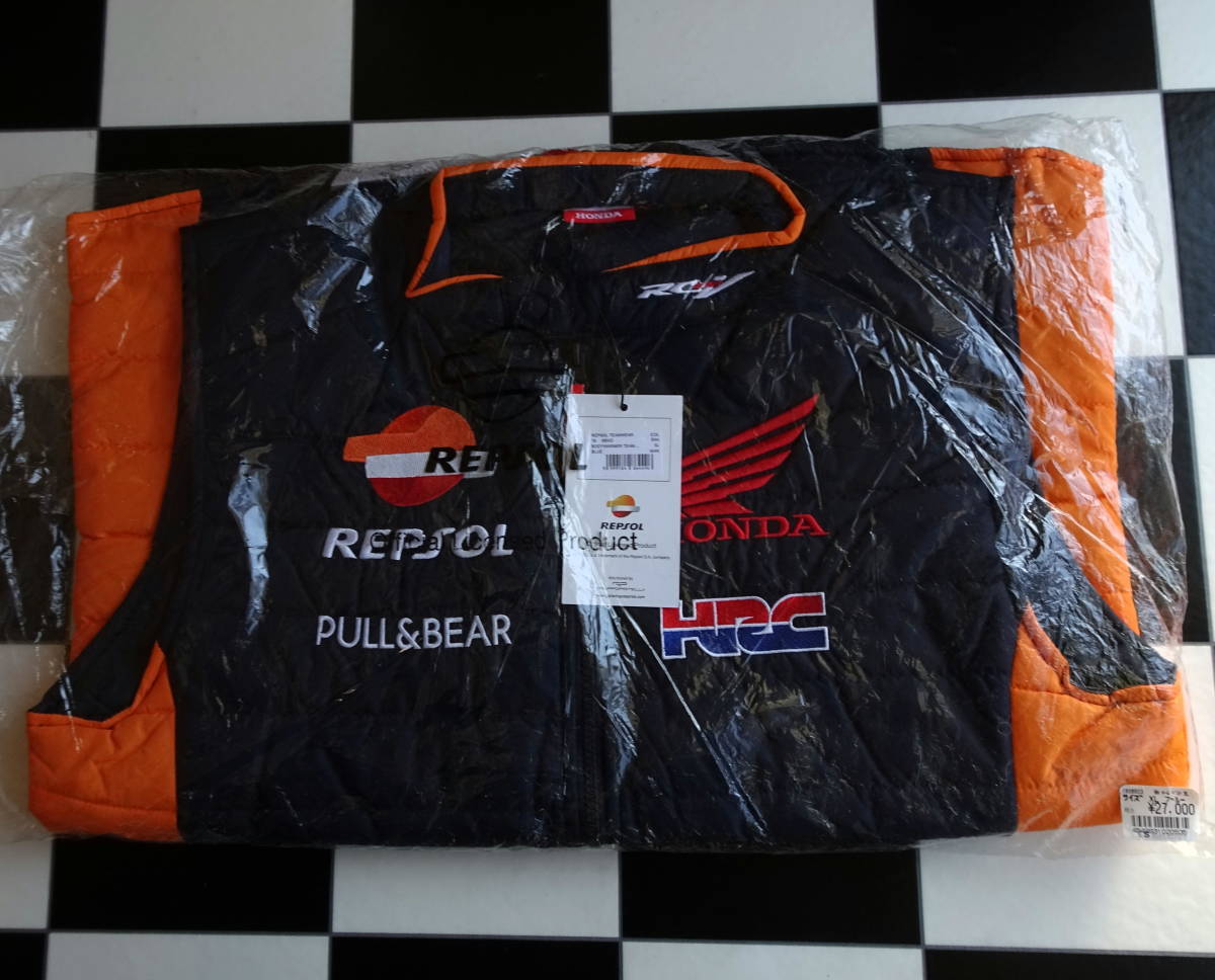 レプソル ホンダ チームウェア タウンベスト (XLサイズ) 　Repsol Honda TEAMWEAR BODYWEAR　 HRC MotoGP #93 マルク・マルケス RC213V _画像1
