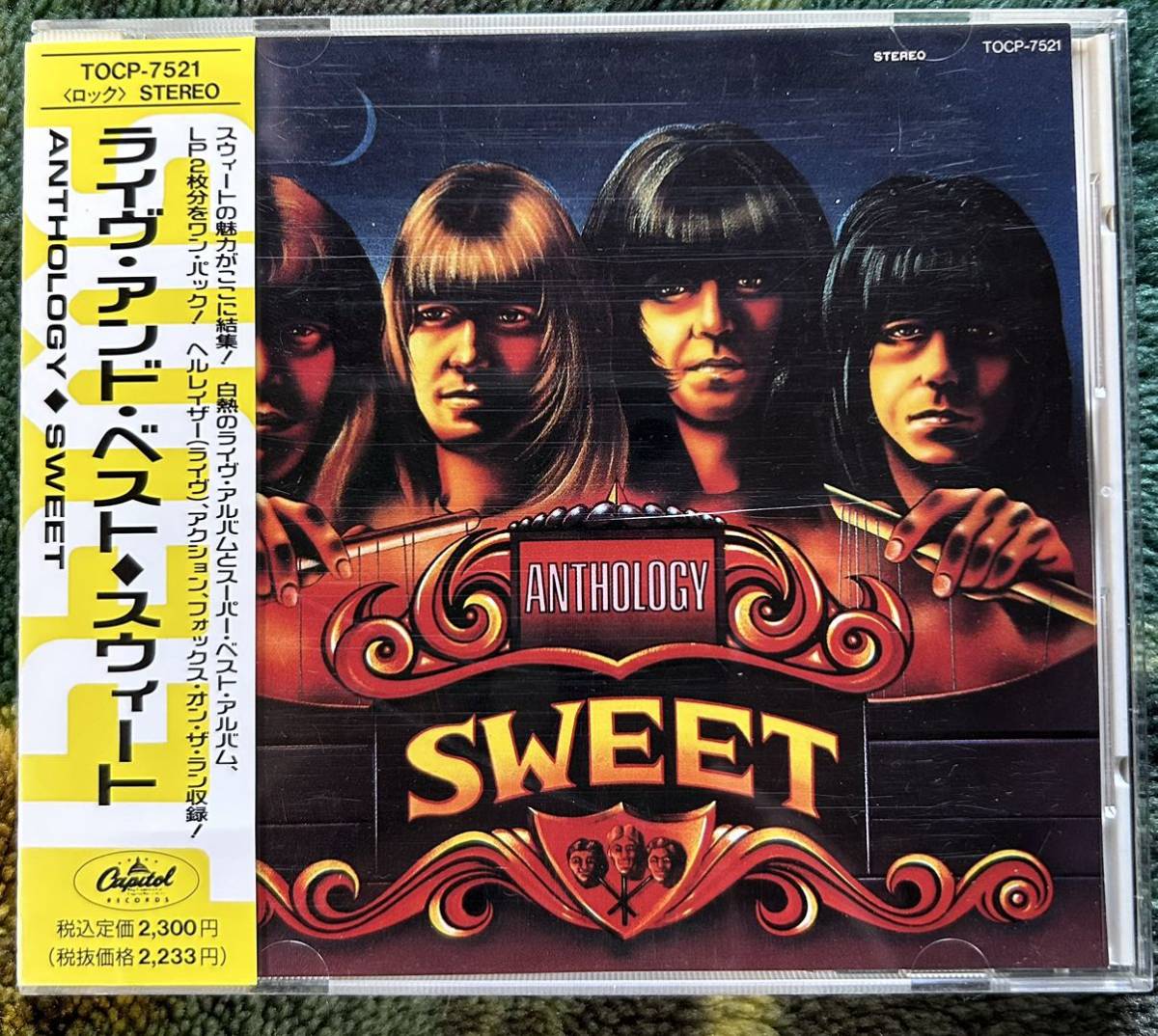 グラム・ロックの英雄　SWEET　スウィート　LIVE & BEST　DEF LEPPARD　KROKUS　BLACK 'N BLUE　T.REX　SLADE　GARY GLITTER　名盤・廃盤_画像1