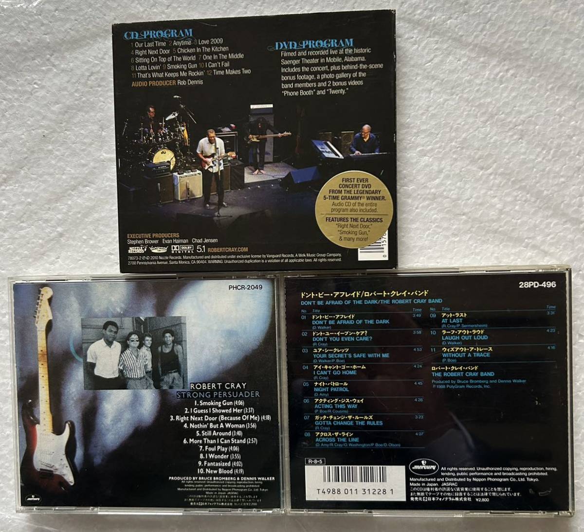 ロバート・クレイ・バンド　THE ROBERT CRAY BAND　LIVE DVD　名盤・廃盤　エリック・クラプトン、ミック・ジャガーも絶賛_画像2