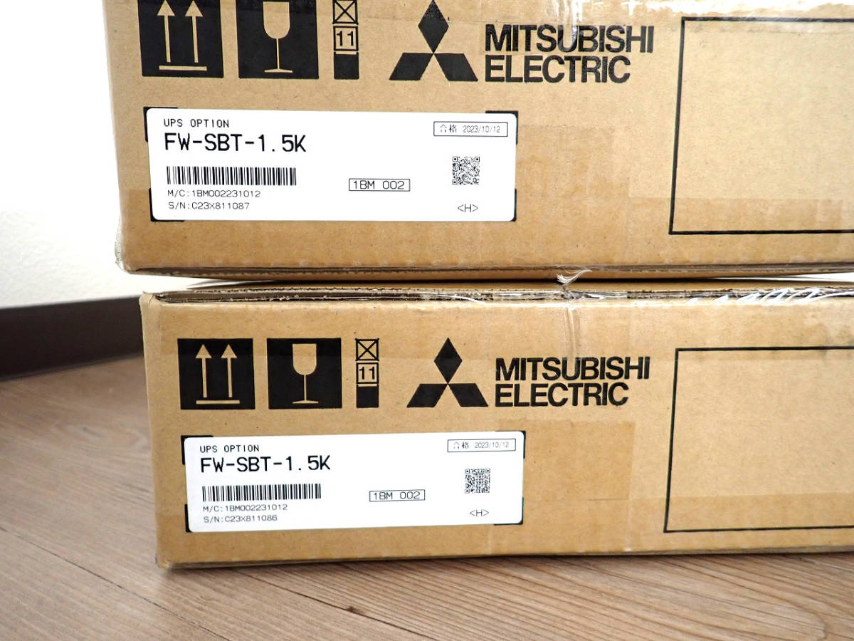  новый товар источник бесперебойного питания 2 шт. комплект UPS MITSUBISHI FW-SBT-1.5K Mitsubishi Electric для замены аккумулятор 