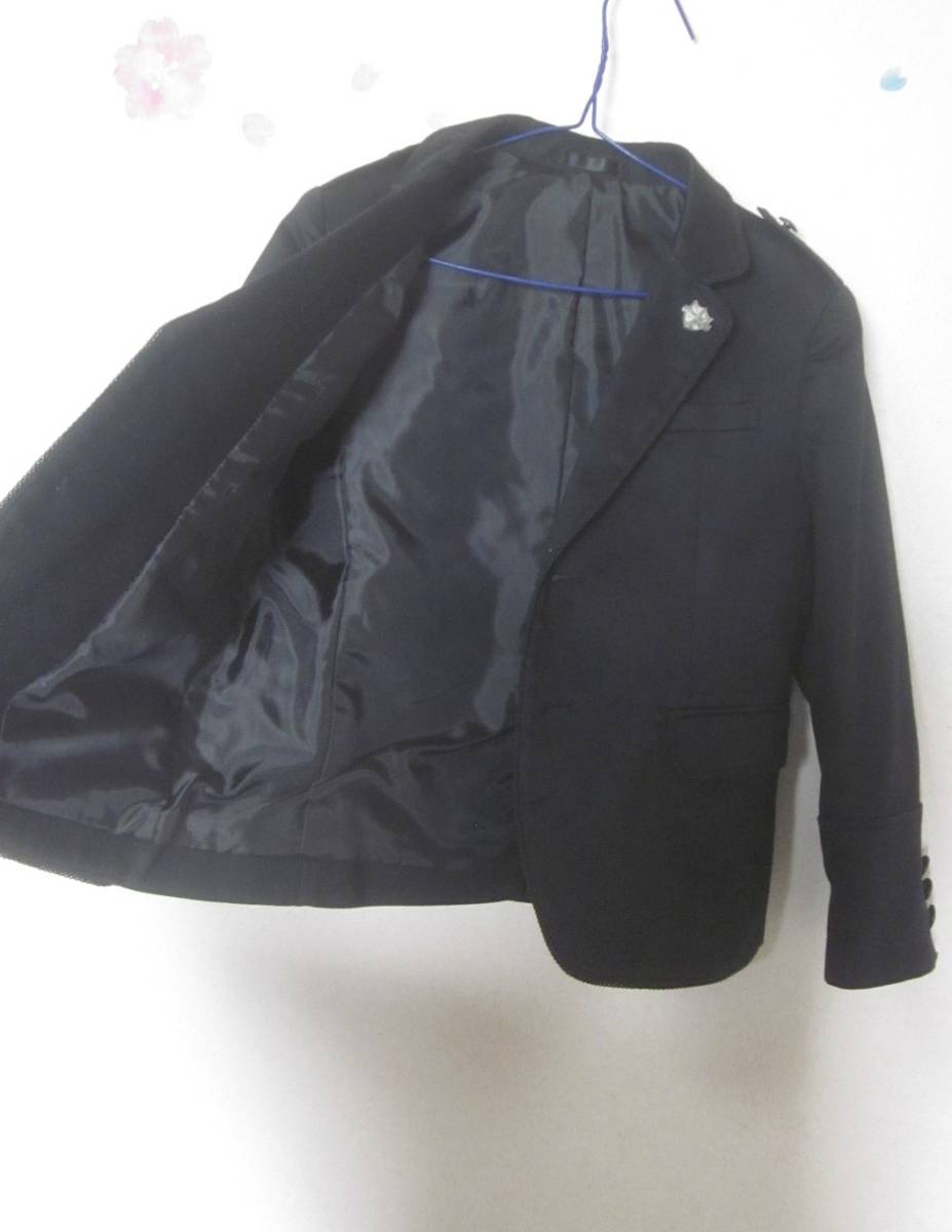 MICHIKO LONDON KOSHINO 120cm 男の子 フォーマル スーツ 5点 セットアップ ジャケット パンツ シャツ ネクタイ サスペンダー 入学式 6506_画像5