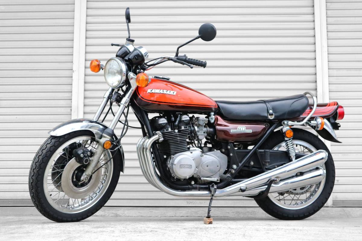 750RS Z2 finest quality Hinotama color / custom vehicle first registration year Showa era 51 year Osaka Ibaraki city present car verification OK loan service equipped Kawasaki Z750RS Z1 KZ1000