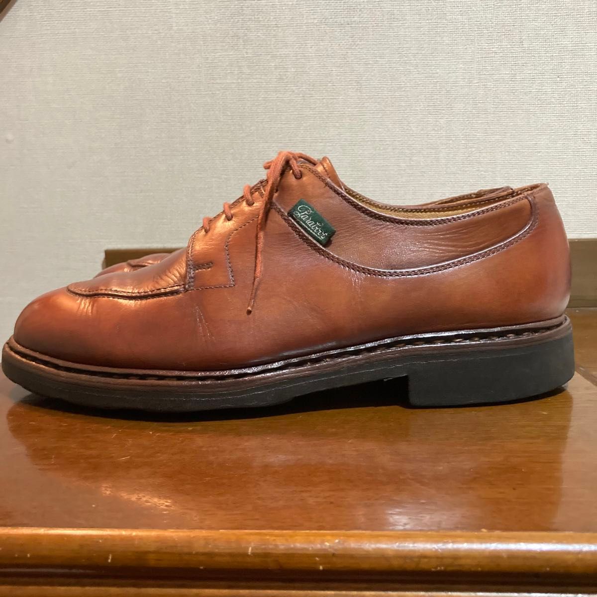 旧タグ】PARABOOT avignon ドレスシューズ サイズ8 27cm 旧タグ】PARABOOT avignon ドレスシューズ サイズ8 27cm