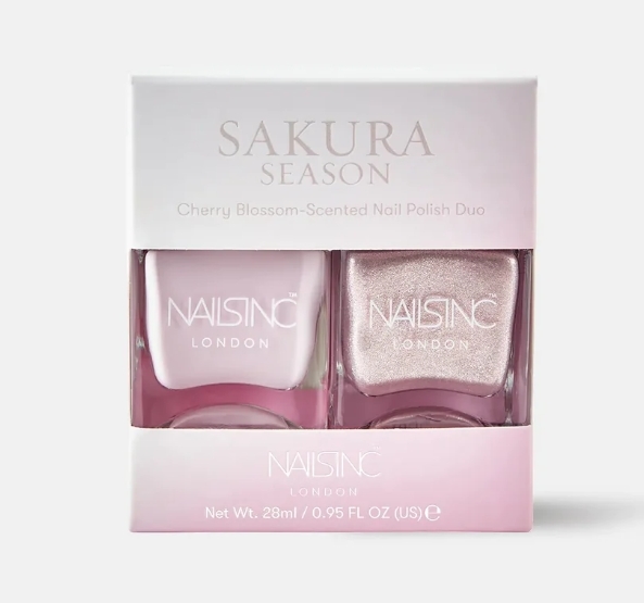 【新品・未使用】NAILS INC SAKURA COLLECTION cherry-blossom nail polish duo ネイルズ インク_画像1