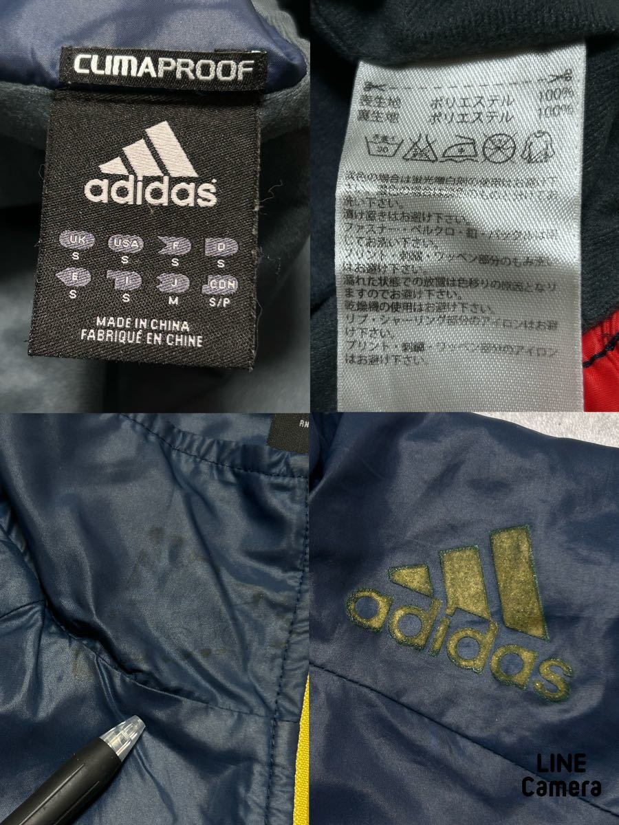 アディダス クライマプルーフ セットアップ 上下セット ジャケット パンツ　　adidas CLIMPROOF 裏地付き スポーツウェア 早3336_画像4