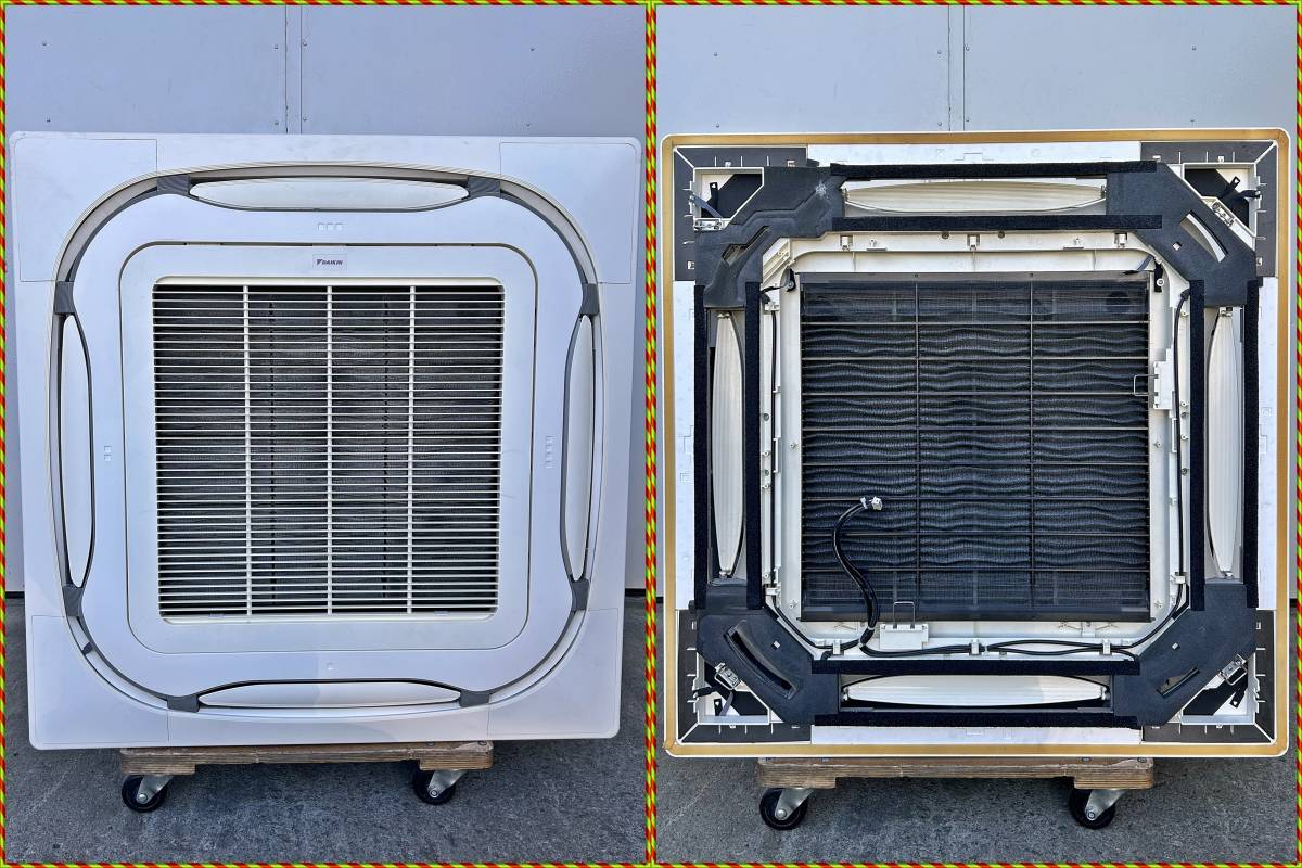 3130)埼玉県新座市から 天カセエアコン ダイキン DAIKIN 6馬力 3相200V 内機：FHCP160DB 外機：RZRP160B パッケージエアコン 業務用