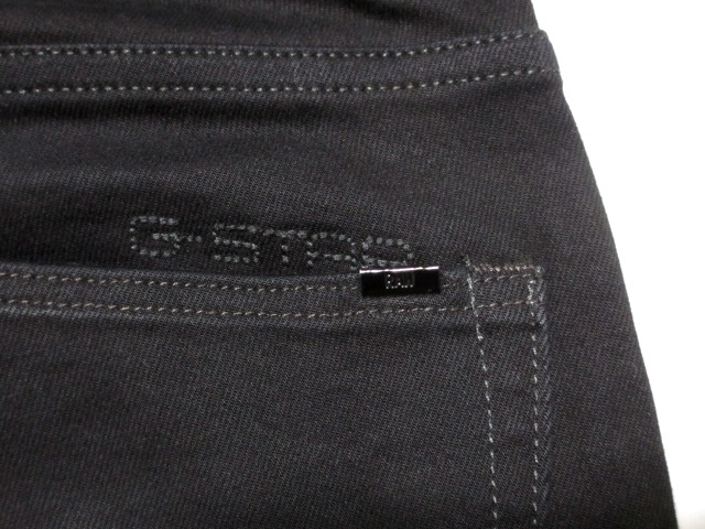 即決 ビッグサイズ G-STAR RAW ジースターロウ 3301 TAPERED W34実90 テーパード ストレッチデニム シックな深黒ブラックジーンズ メンズ_シックな深い黒