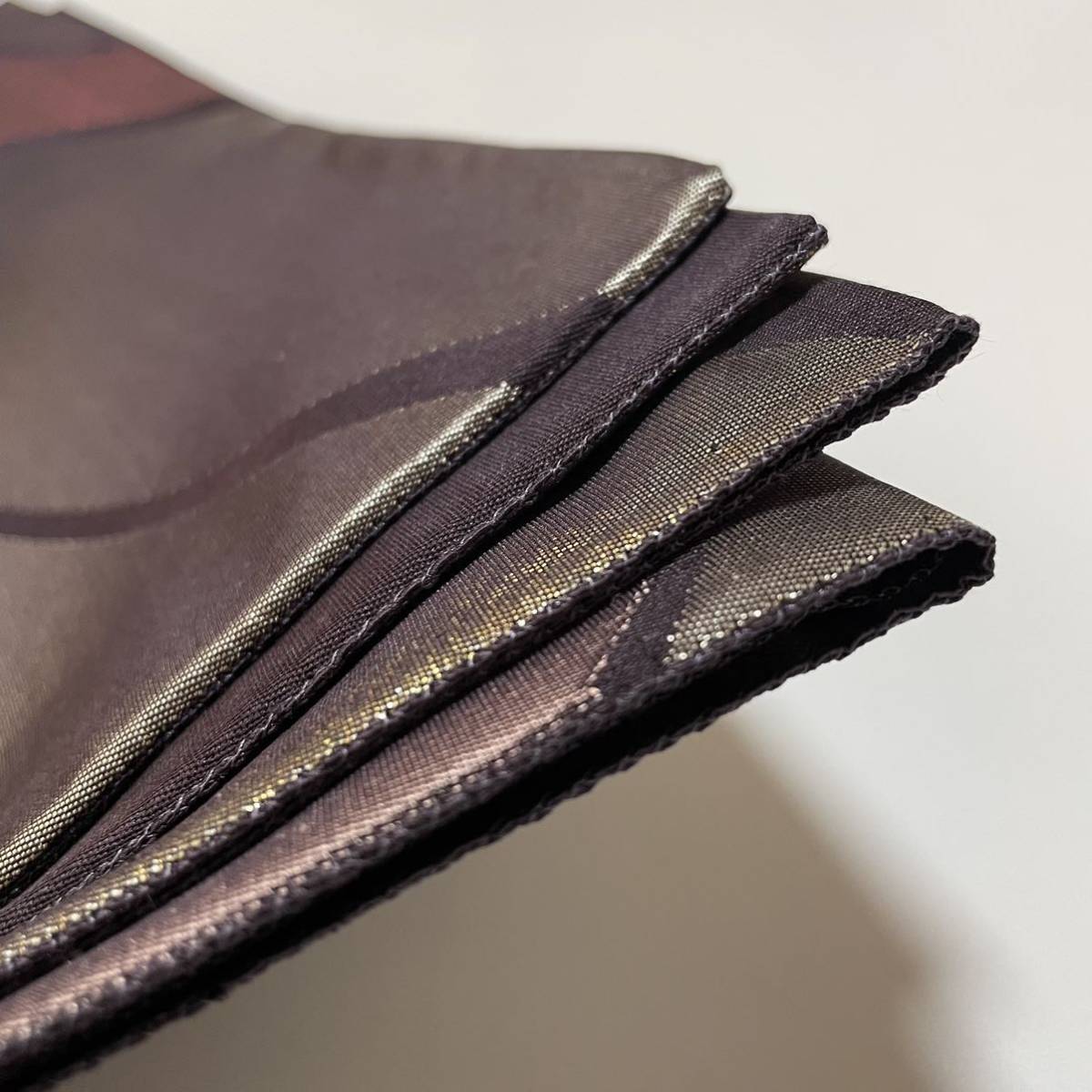 【Wellriver】綴れ帯 金箔 金糸 六通 袋帯 正絹 フォーマル 和装 和服 #C436.