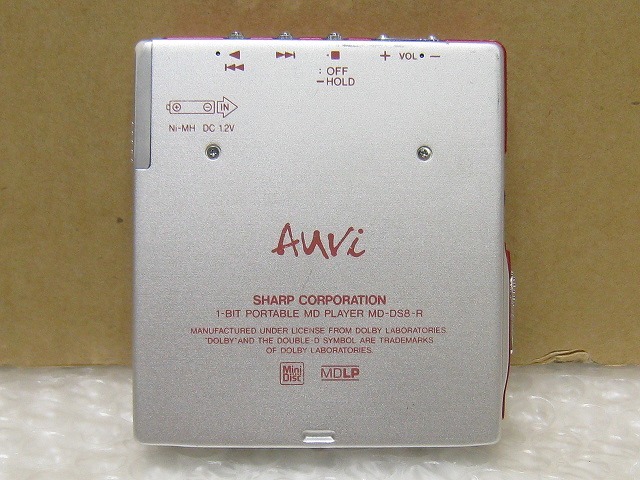 IW-7160S　SHARP ポータブルMDプレーヤー 本体のみ MD-DS8-R_画像2