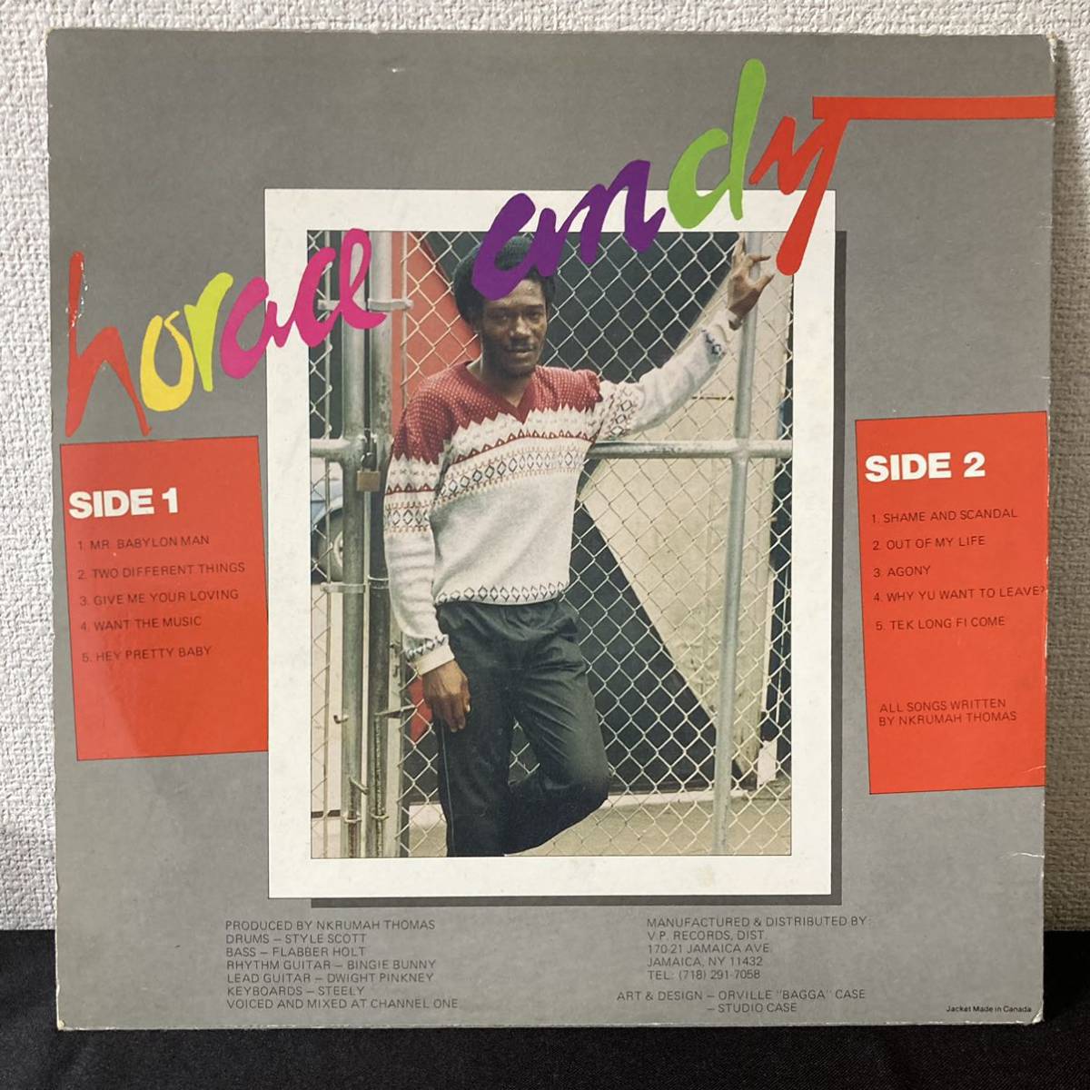 Horace Andy / Shame & Scandal ( Midmight Rock) ホレス・アンディLP _画像2