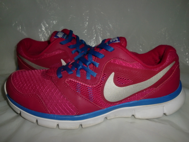 ★NIKE WMNS FLEX EXPERIENCE RN3 `14製ナイキ 652858-600 WMNS フレックス エクスペリエンス ラン 3 ピンクレッド/シルバー/ブルー_画像2