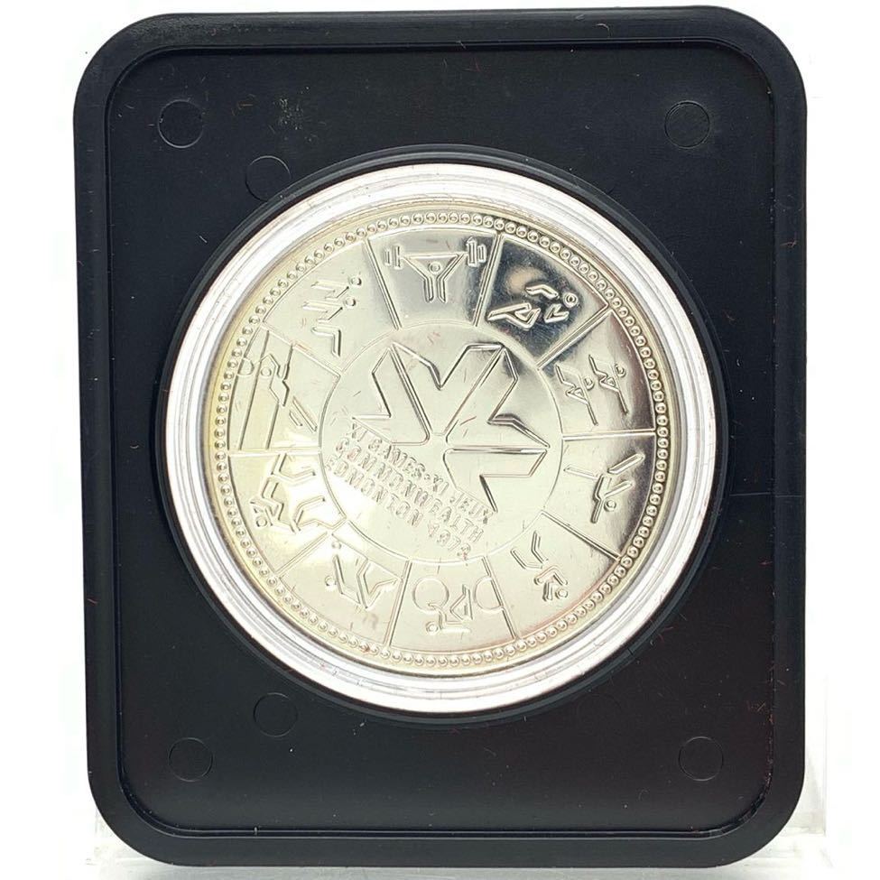 エリザベス女王 1978年 カナダ コモンウェルスゲームズ 1ドル 記念銀貨 シルバー コイン メダル 大会ロゴマーク 箱の画像3