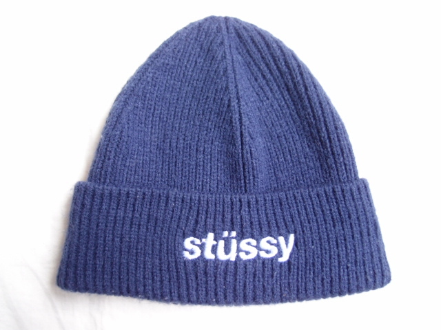 STUSSY ステューシー ロゴ刺繍 ニットキャップ / 帽子_画像1