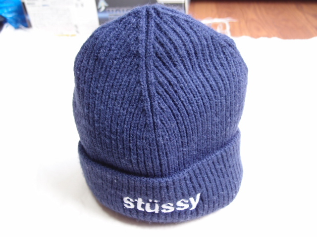 STUSSY ステューシー ロゴ刺繍 ニットキャップ / 帽子_画像4